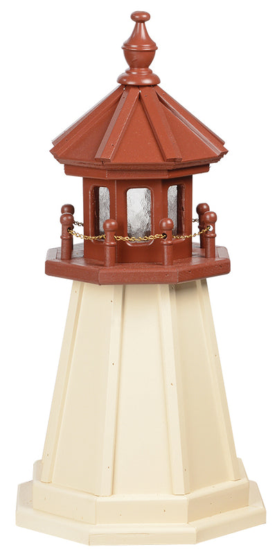 Cape May replica Wooden Lighthouse with Base - 2 Feet for Harvest Array