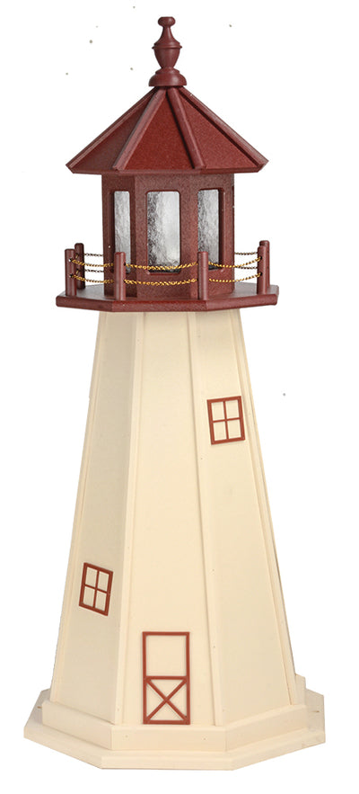 Cape May replica Wooden Lighthouse - 4 Feet on Harvest Array 