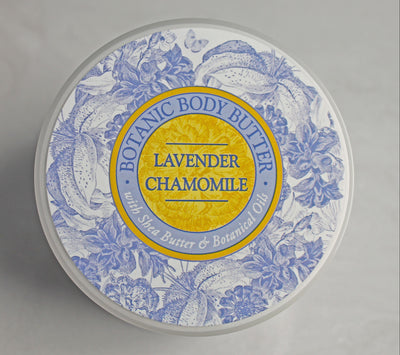 Lavender Chamomile Botanic Body Butter jar