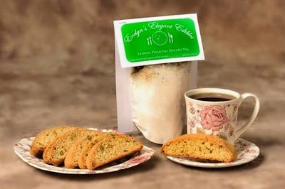Evelyn's Elegant Edibles Lemon Pistachio Biscotti Mix
