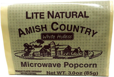 Lite Natural White Hulless Microwave Hulless Popcorn