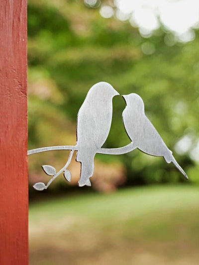 Love Birds Metal Statues Made In the USA