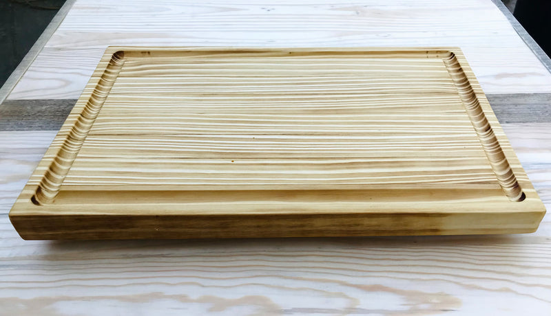 Reclaimed Pallet Wood Cutting Board, 12" x 18" x 1.25"