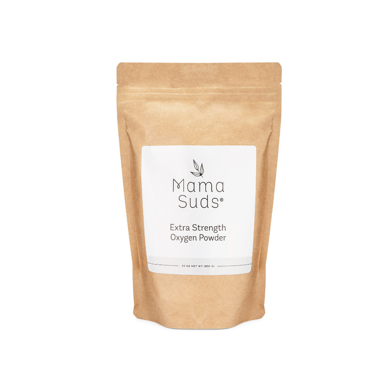  MamaSuds, Extra Strength Oxygen Powder is a safe alternative. It is great at removing horrible stains without ruining your clothes or the environment.