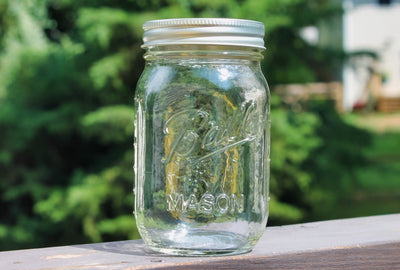 Individual jar of the Mason Canning Jars - Regular 16 oz. (Pint) Ball
