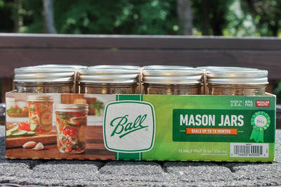 A case of Mason Canning Jars - Regular Jelly 8 oz (Half Pt.) Ball