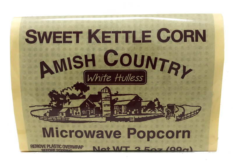 White Hulless Sweet Kettle Corn Microwave Hulless Popcorn