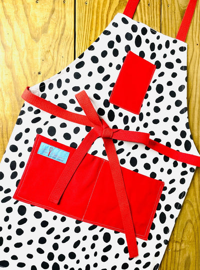 Mommy & Me Apron Set - Dalmatian Print