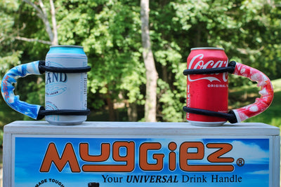 Muggiez Drink Handles can be used to hold your pop or beer
