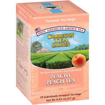 Charleston Tea Garden Peachy Peach Tea Pyramid