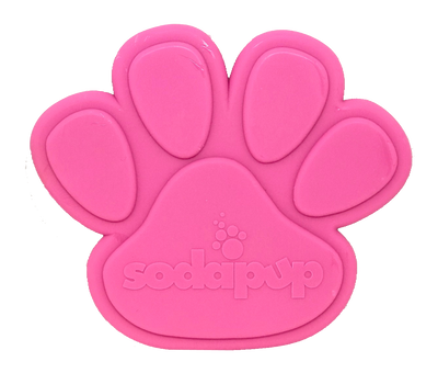 Pink Paw Shaped Ultra Durable Nylon Dog Chew Toys for Aggressive Chewers