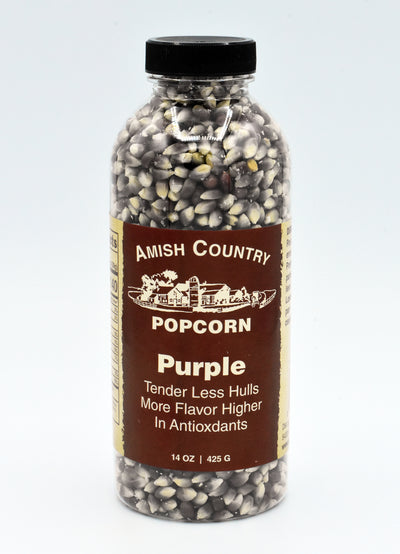 Purple 14oz. Bottle of Colored Popcorn