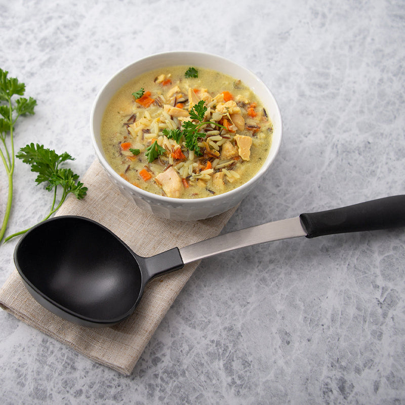 Rada Non-Scratch Ladle is great for cook and serving soup.  From Harvest Array.