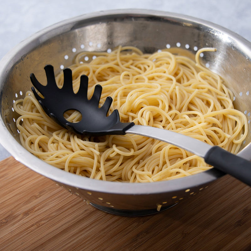 Rada Non-Scratch Pasta Server is made in the USA.  From Harvest Array.