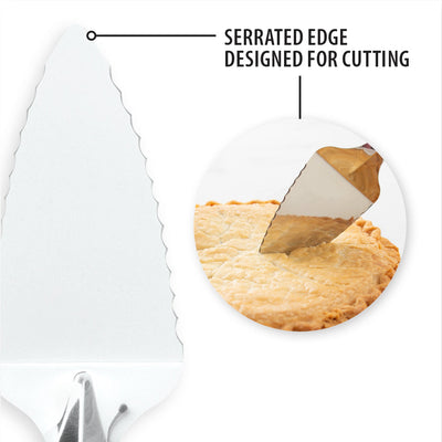Rada Serrated Pie Server is designed for cutting. Harvest Array