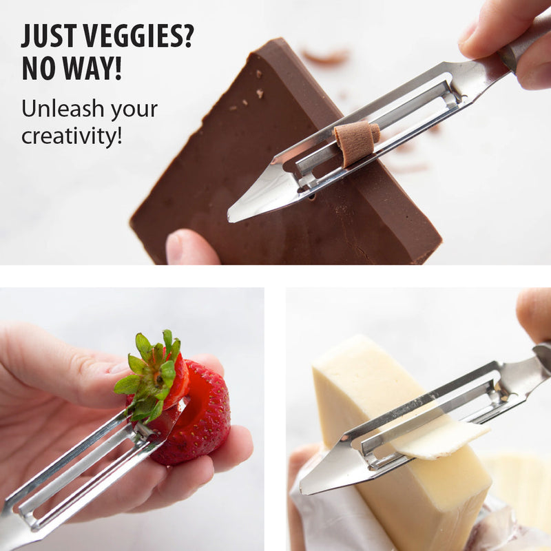 Rada Vegetable Peeler for Chocolate, Strawberries, and Cheese from Harvest Array