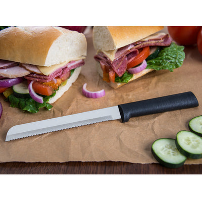 Rada 6" Bread knife Black Handle from Harvest Array