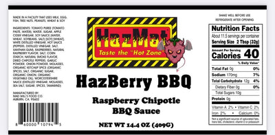 Raspberry Chipotle BBQ Sauce By the Bottle or By the Case