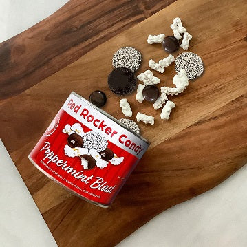 Peppermint Blast has Peppermint pretzels, creamy mints and chocolate nonpareils for one delicious holiday snack.