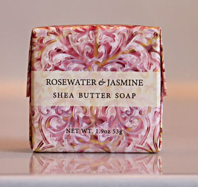 Rosewater & Jasmine 1.9 ounce Shea Butter Soap