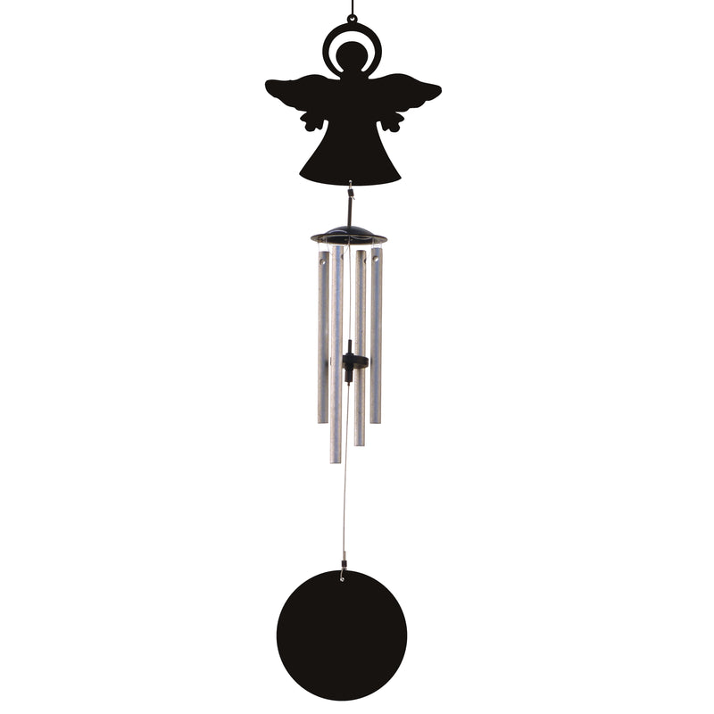 Angel with halo Musical Silhouette Chimes