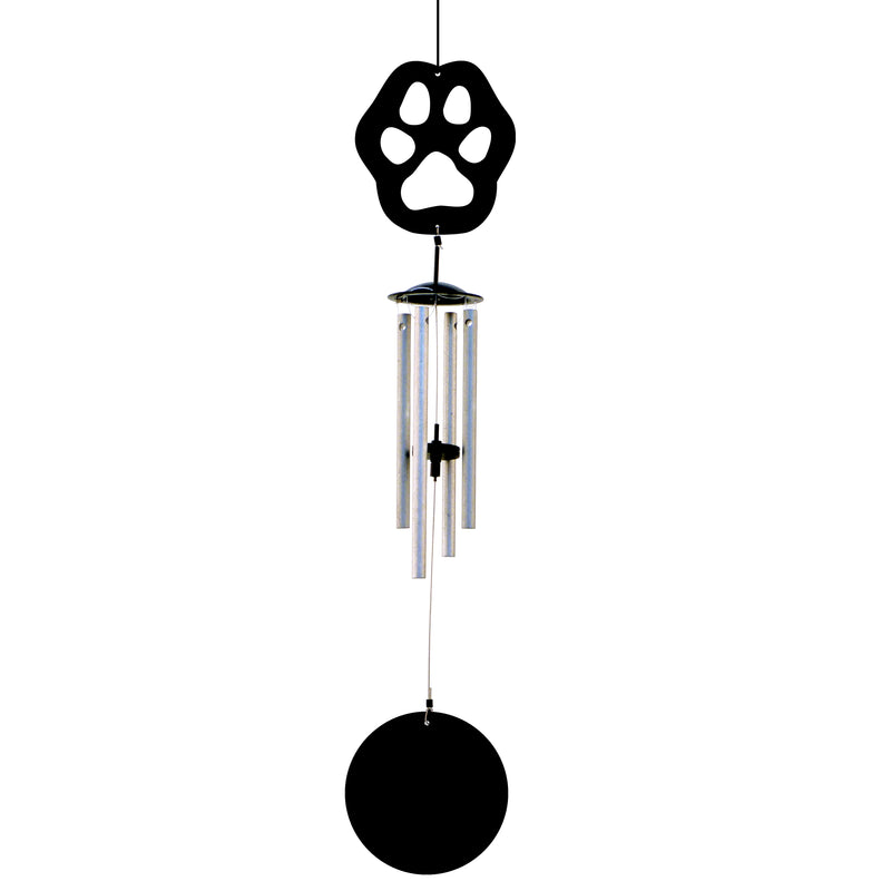 Dog Paw Musical Silhouette Chimes