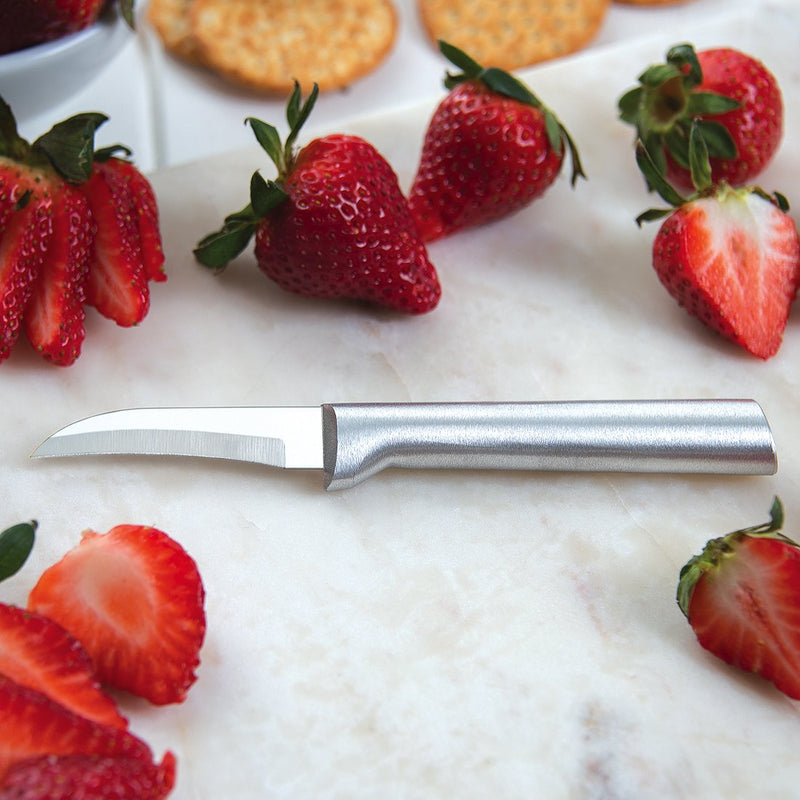 Granny Parar is great for cutting strawberries. Available only in the Meal Pep Gift Set from Rada and Harvest Array.