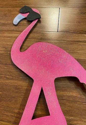 Groovy Flamingo with Shimmer Finish