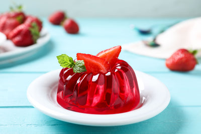 Strawberry Gelatin Mold