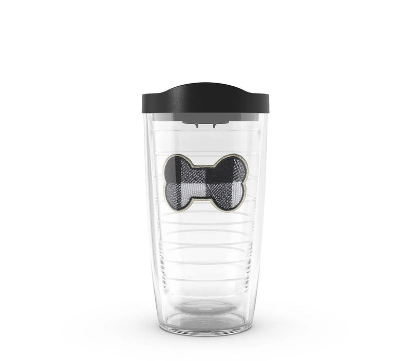 Plaid Bone 16oz. Tervis Tumblers with Lids - Pet Themes