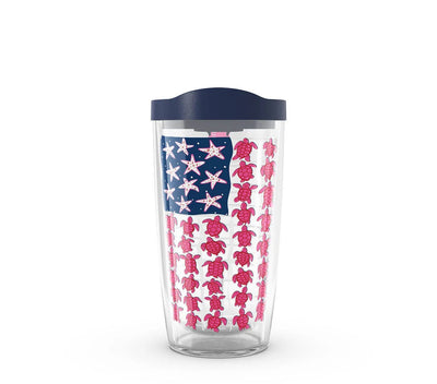 Sea turtle Flag 16oz. Tervis Tumblers with Lids 