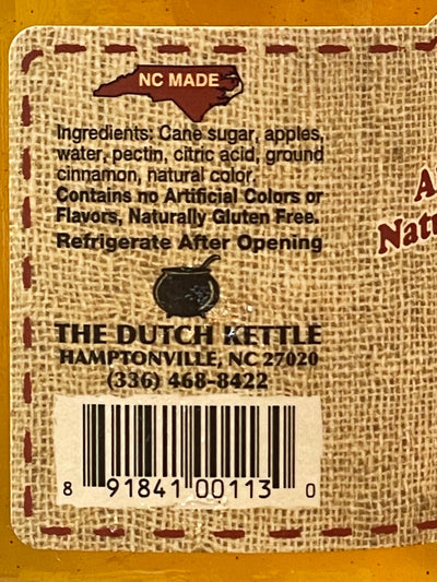 Apple jam label