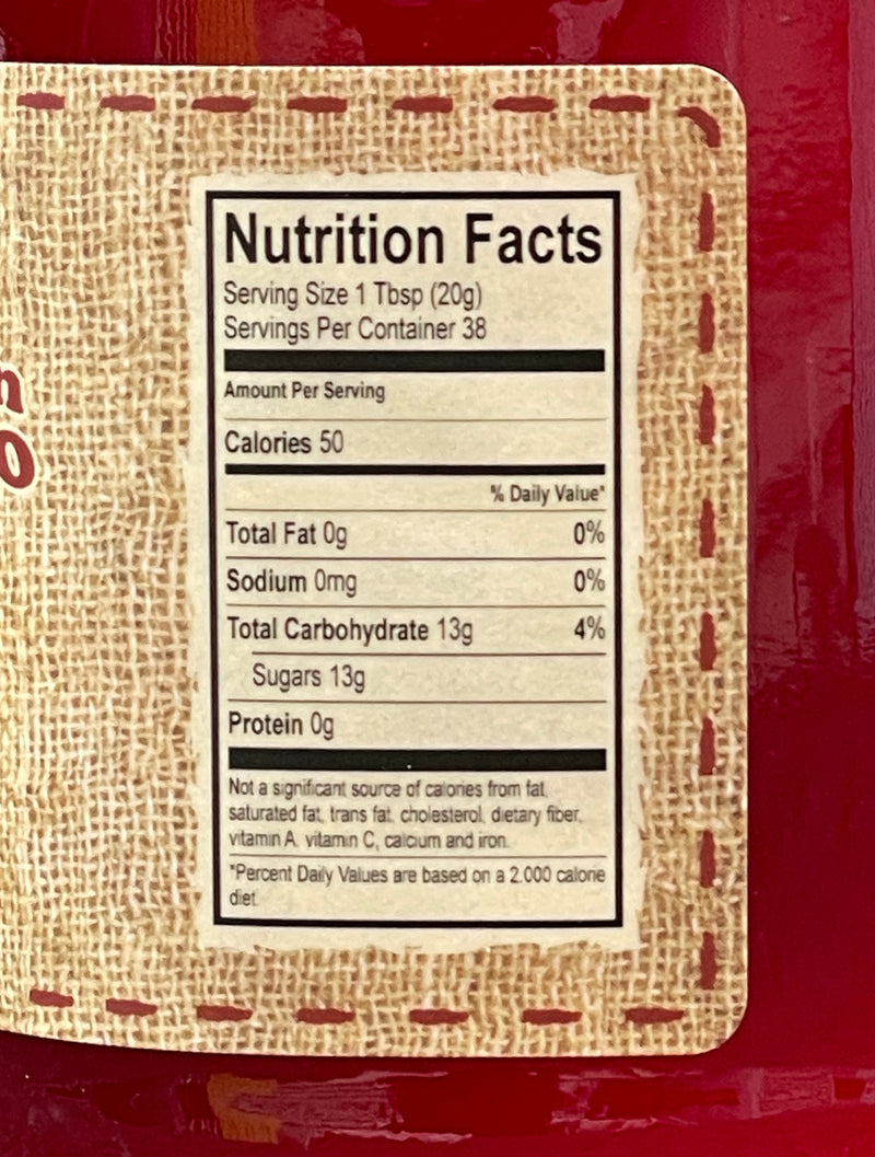 The Dutch Kettle Homemade Style Red Raspberry Jam Label