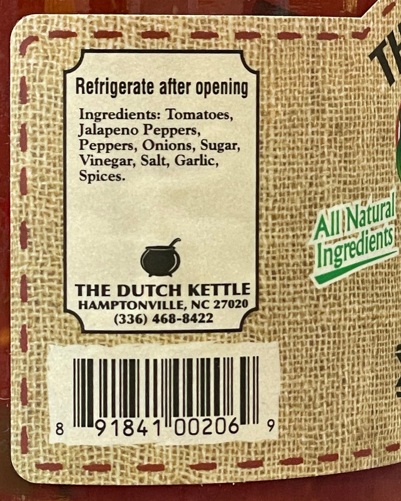 Dutch Kettle Amish Homemade Style Salsa