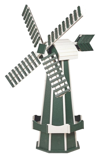 Turf Green and White Jumbo Size Poly Windmill  for Harvest Array
