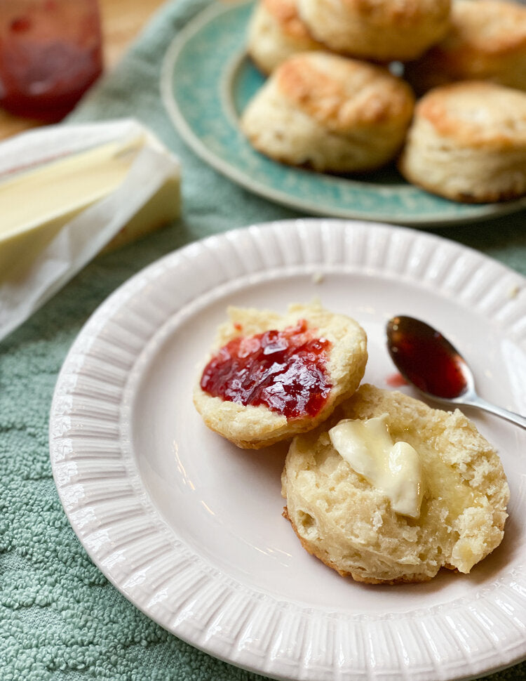 Buttermilk Biscuits with Jelly