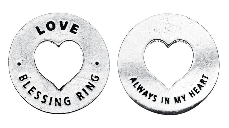 Love Pewter Blessing Ring Charm