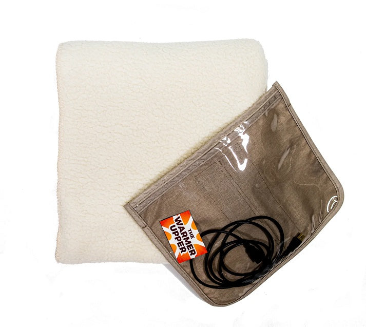 The Warmer Upper Lap Throw has a pouch to keep everything handy