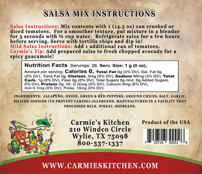 Wild West Salsa Mix Package