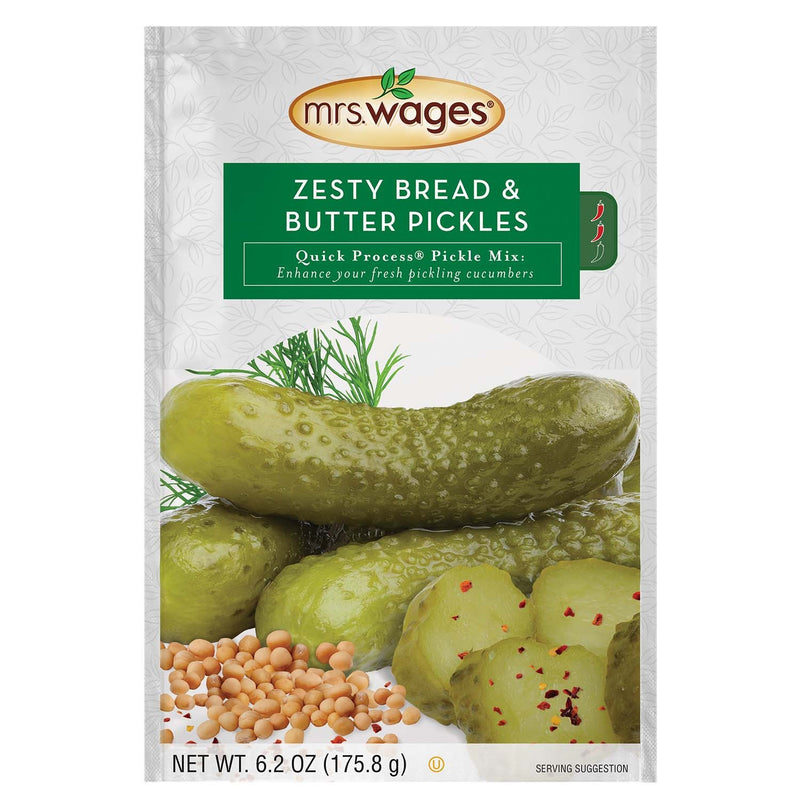 Zesty Bread & Butter Pickles Quick Process Pickle Mix