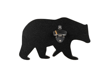 Black Bear Poly Wildlife Bottle Opener