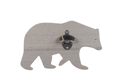 Driftwood Bear Poly Wildlife Bottle Opener