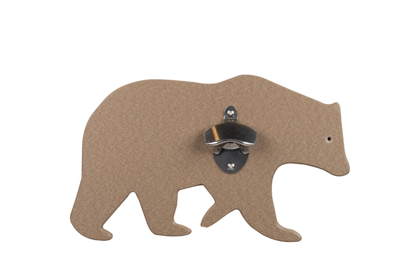 Weatherwood Bear Poly Wildlife Bottle Opener