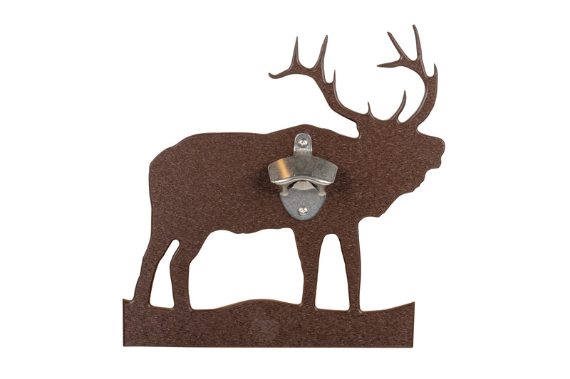 Brown Elk Poly Wildlife Bottle Opener