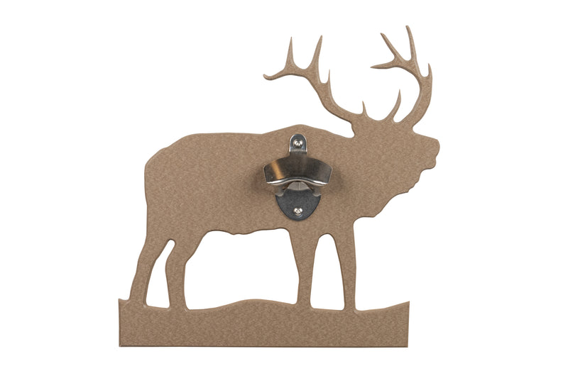 Weatherwood Elk Poly Wildlife Bottle Opener