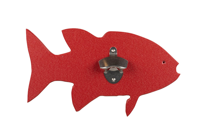 Cardinal Red Fish Sea Quest Nautical Bottle Opener