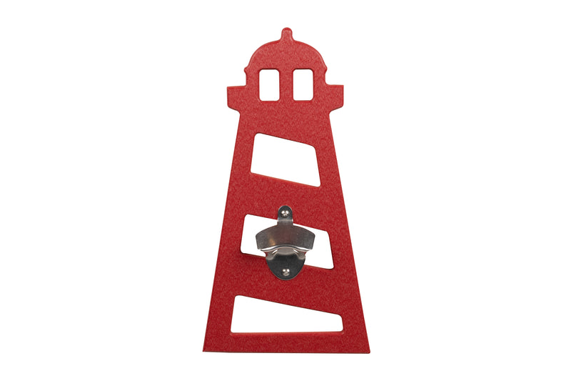 Cardinal Red Lighthouse Sea Quest Nautical Bottle Opener