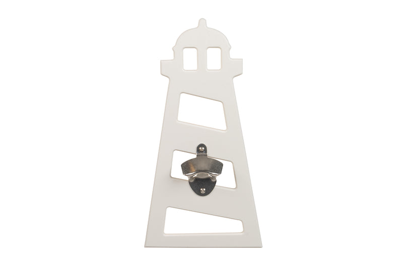 White Lighthouse Sea Quest Nautical Bottle Opener