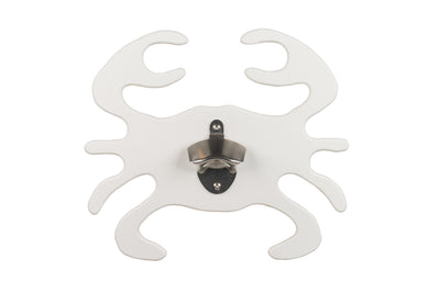 White Crab Sea Quest Nautical Bottle Opener