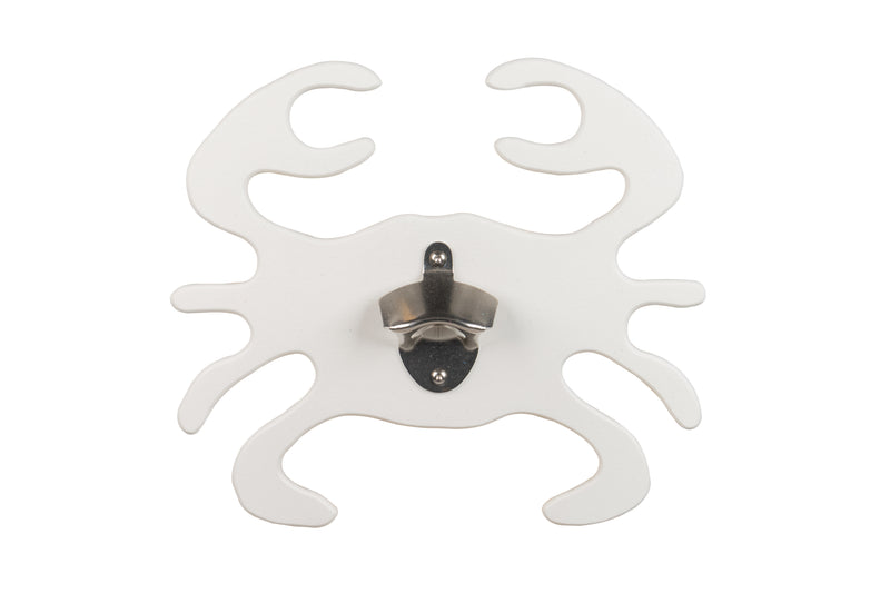 White Crab Sea Quest Nautical Bottle Opener